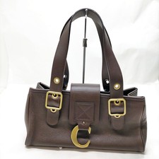 Borsa a mano Chloe fibbia a C borsa vintage pelle marrone 5651280