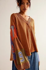 Free People We The Free Magic Number Swit Waffle Thermal Top NWT SMALL