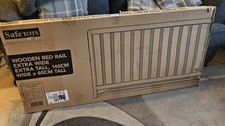 Wooden Bed Rail Extra Wide Tall, 140cm Wide x 60cm Tall
