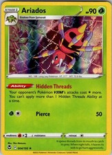 Pokemon SWSH12: Silver Tempest Ariados 004/195 NM Holofoil