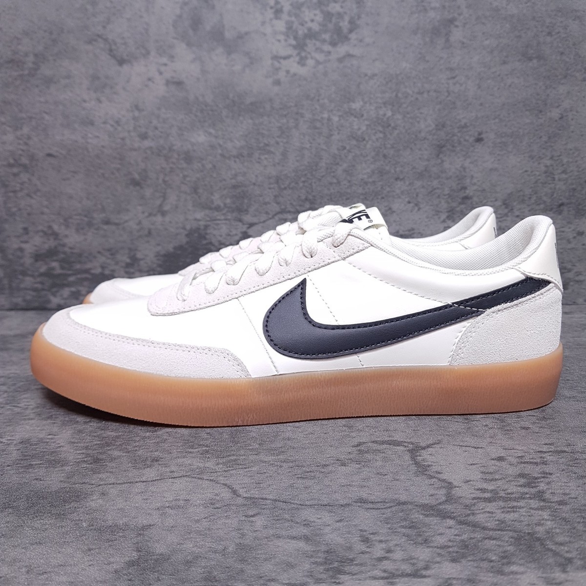 NIKE Killshot 2 Leather Shoes Mens 9.5 Womens 11 Sail Gum Yellow