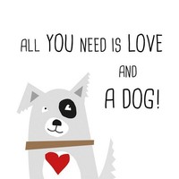20 Servietten Love And Dog Liebe Hunde Tierliebe SprüChe Herz Tischdeko 33X33Cm