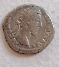 Echte antike römische Denar Silbermünze Antoninus 138 - 161 n. Chr.