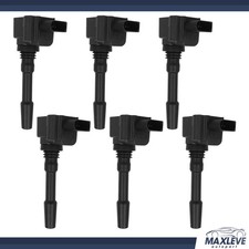 6 Ignition Coils For 2014-2016 Porsche Panamera V6 3.0L Turbocharged