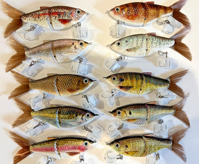 TYG Silencer Junior Glide bait swimbait 3 inch 2 pack lot Choose NEW