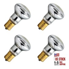 4 Pack Lava Lamp Bulb 120V R39 E17 30W Reflector Type Bulb,Glitter Lamps