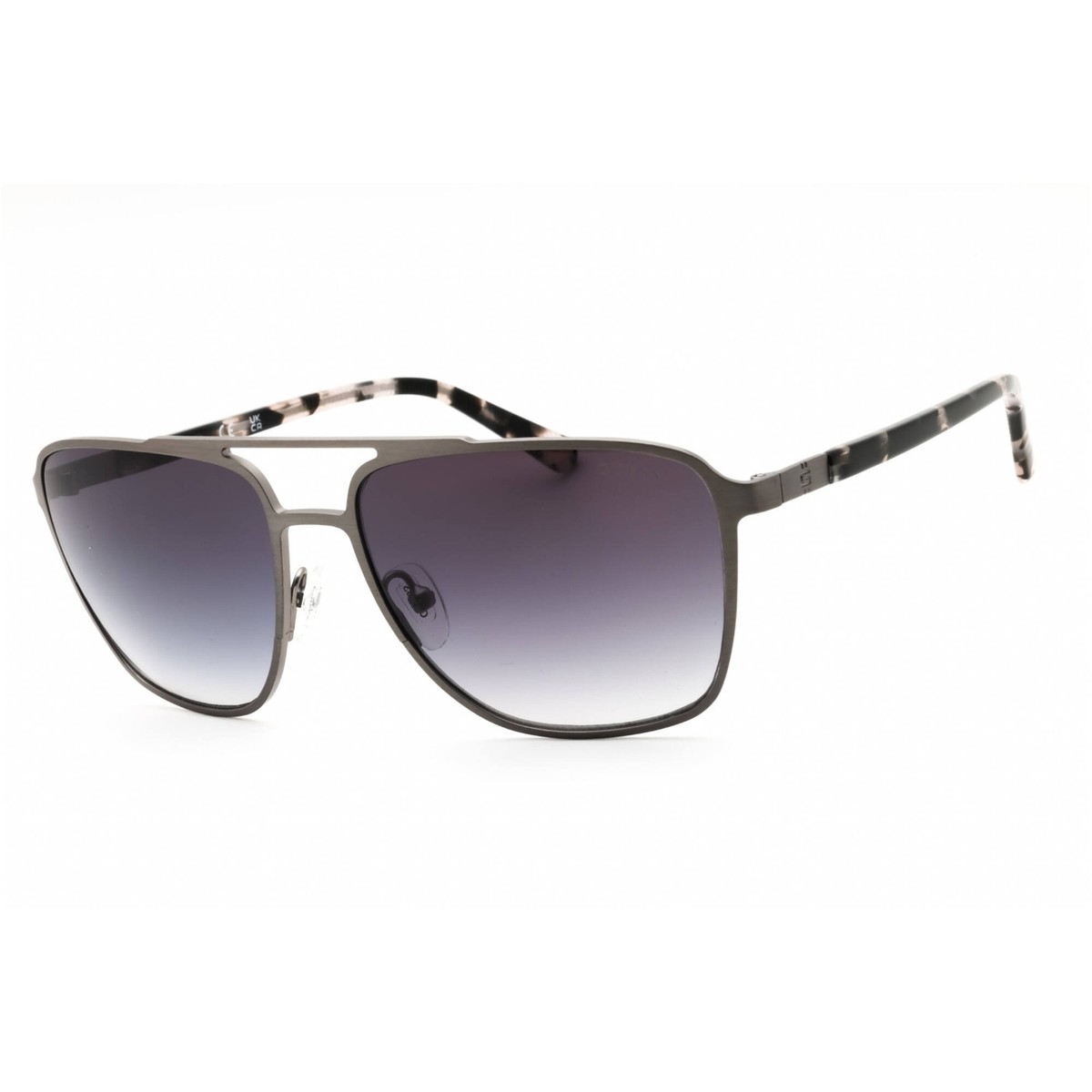 NWT Guess GU00210-07B Matte Dark Rectangle 60mm Sunglasses Guess Sunglasses GU-00076 02B main image 3