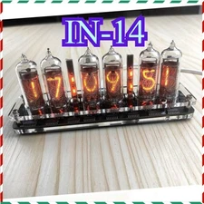 IN-14 Clock Advanced Version w/ Remote Control 6-Digit Nixie Tube Clock Desktop
