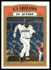 CJ Abrams 2021 Topps Heritage Minor League #184 San Antonio Missions