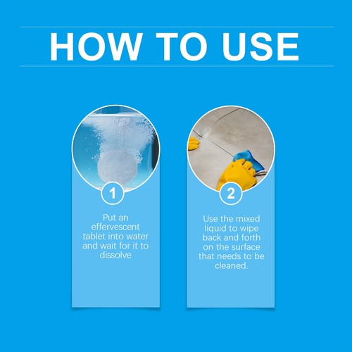 12X Fabric Sofa Cleaning Effervescent tablet Powerful Stain And Dirt Eliminator - Picture 6 of 6