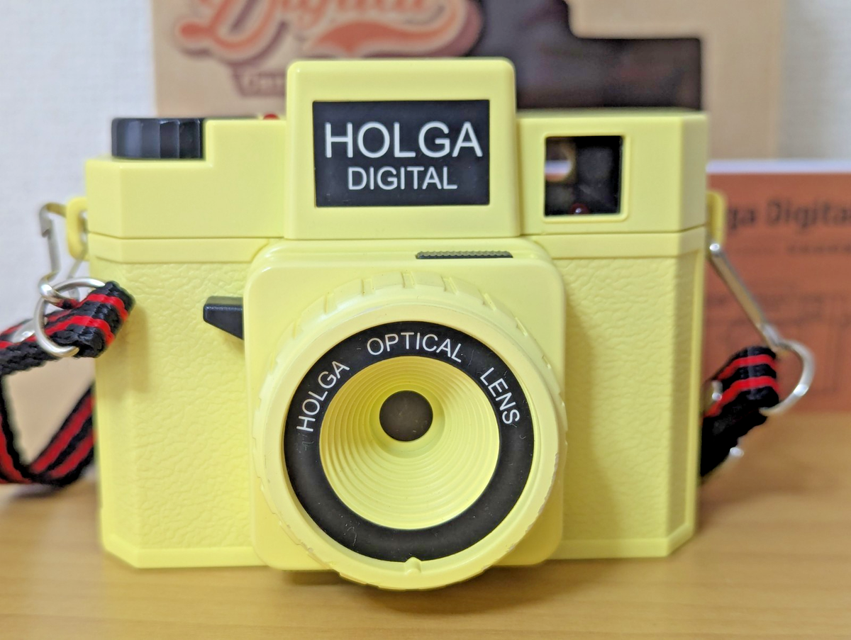 HOLGA Digital Camera Toy Optical Lens Yellow With Box Used | eBay