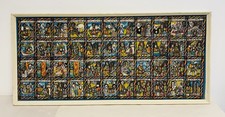 Ethiopian Solomon and Sheba Storyboard Painting, 44 Panels, Framed