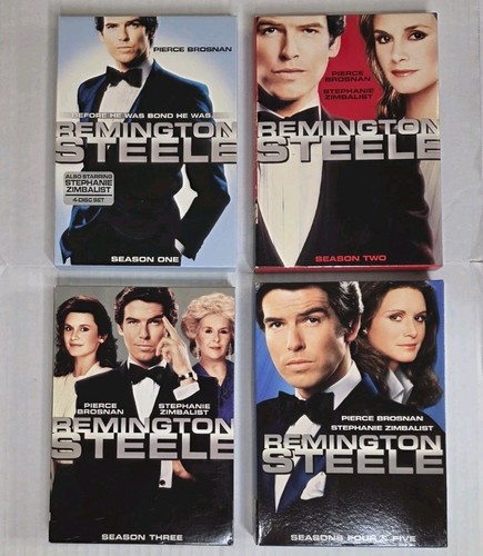 REMINGTON STEELE Complete Series Collection DVD Set, Seasons 1-5 Pierce Brosnan