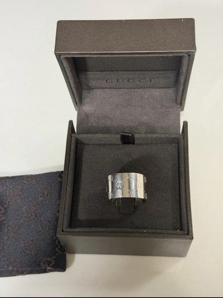 Gucci Icon XL Ring Size 25IT - White gold 18K