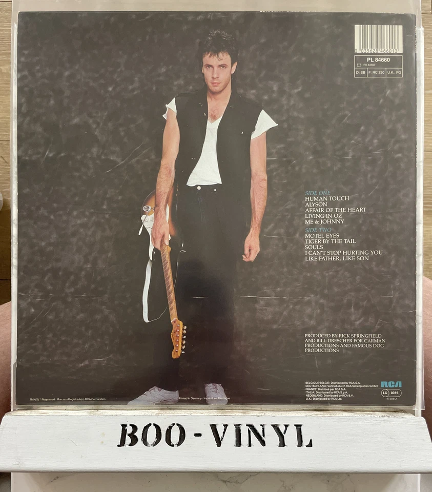 Rick Springfield ‎– Living In Oz [12'' VINYL LP]  VG+ / EX CONDITION - Image 2 of 4