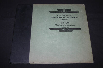BEETHOVEN - SINFONIE Nr. 5 in C-Moll - 78t VICTOR
