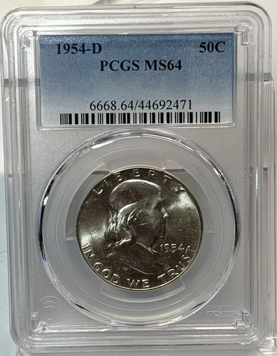 1954-D Franklin Half Dollar PCGS MS64