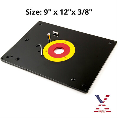 Large Router Table Insert Plate Kit Woodworking Flip Trimming Board Trimming