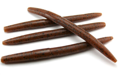 5'' SENKO STYLE SOFT PLASTIC BASS WORMS 5 COLORS/CHOOSE YOUR PACKAGE SIZE-USA
