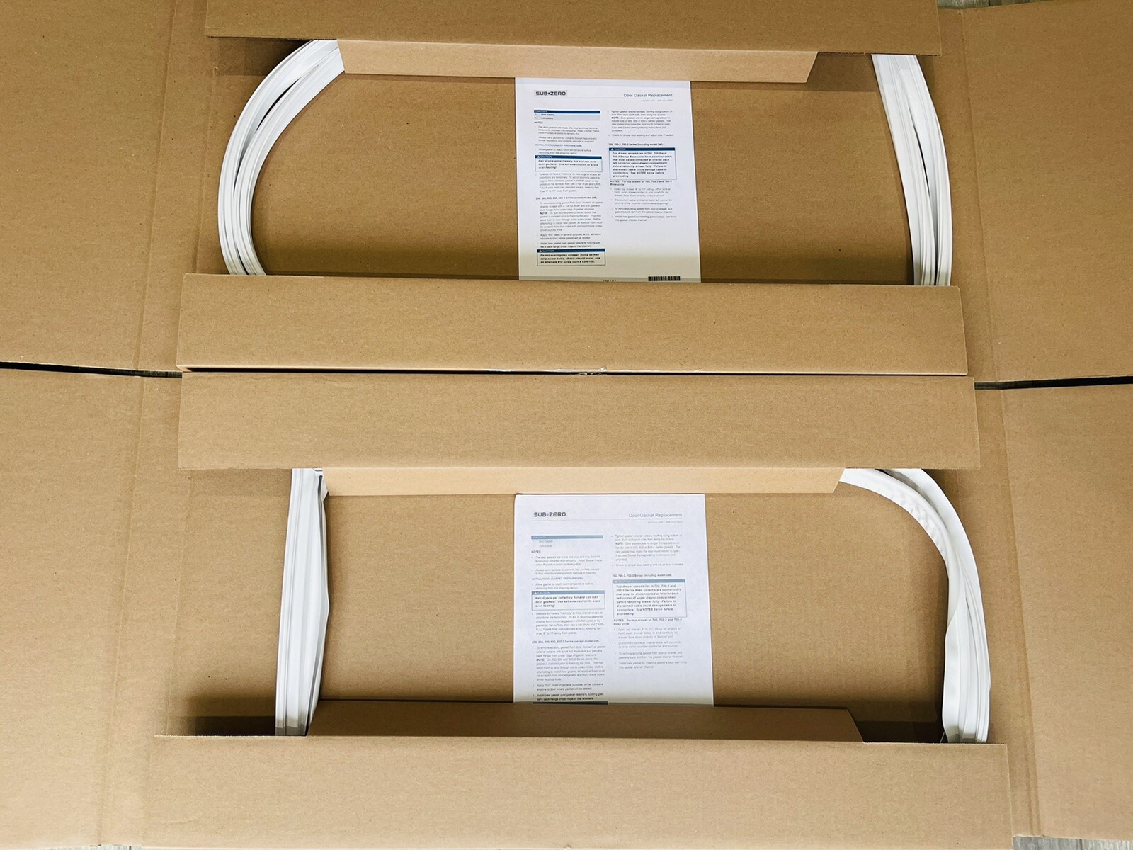 sub zero fridge gasket replacement