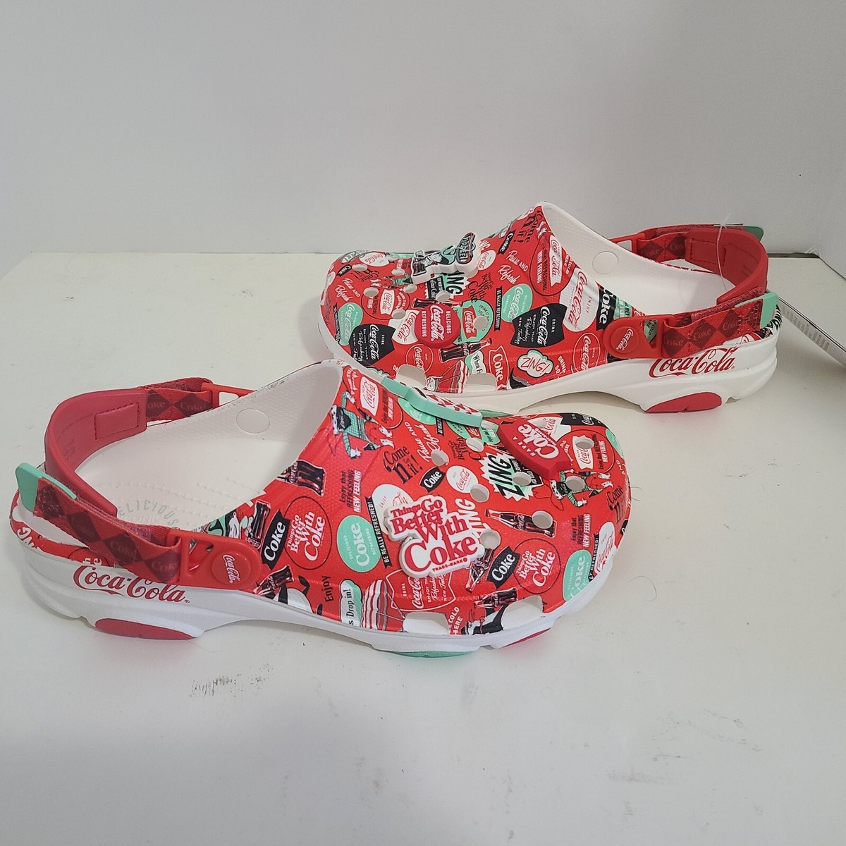 Crocs Coca Cola All Terrain Clogs Size 9 Men\'s / 11 Women\'s White/Red 209312-100 New Crocs Coca Cola Coke All-TerraIn Clog | Mercari main image 2