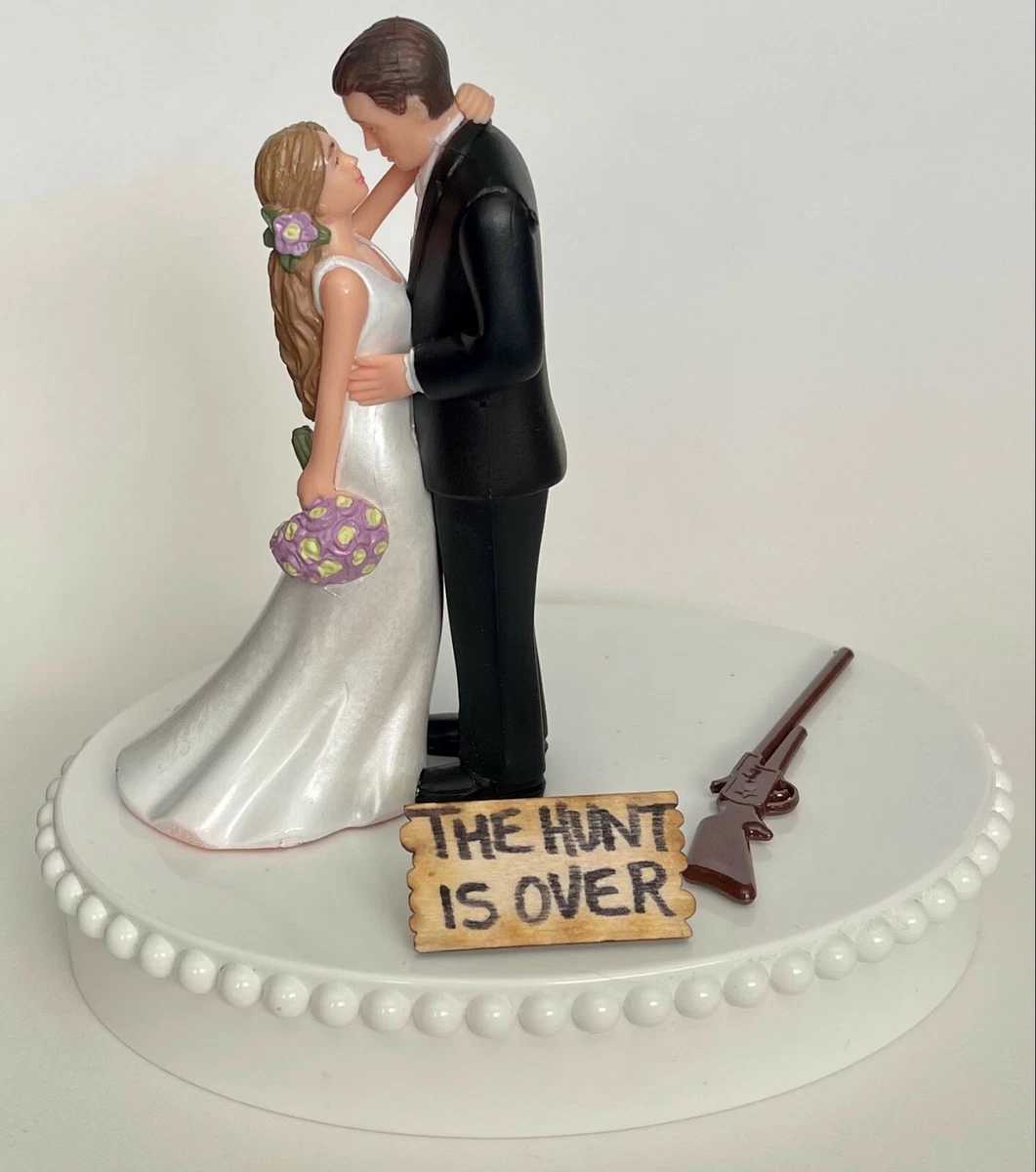 Camo Wedding Cake Toppers