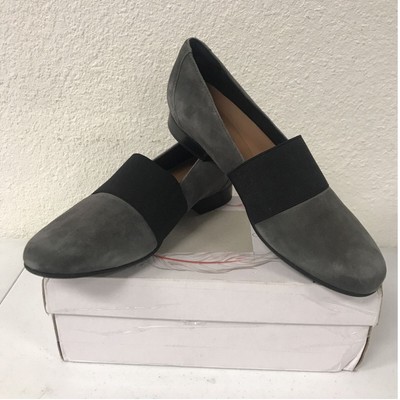 Clarks Women's Un Blush Lo Slip On Loafer, Size 9 M, Dark Grey