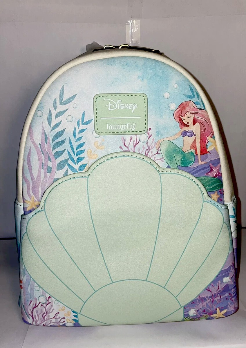Loungefly Disney The Little Mermaid Shell Mini Backpack | eBay display picture 1