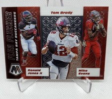 2020 Mosaic Football Tampa Bay Buccaneers Tom Brady Flea Flicker Mike Evans