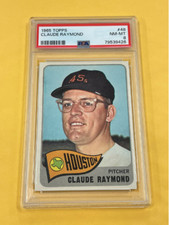 1965 Topps Baseball Claude Raymond #48 PSA 8 NM-MT
