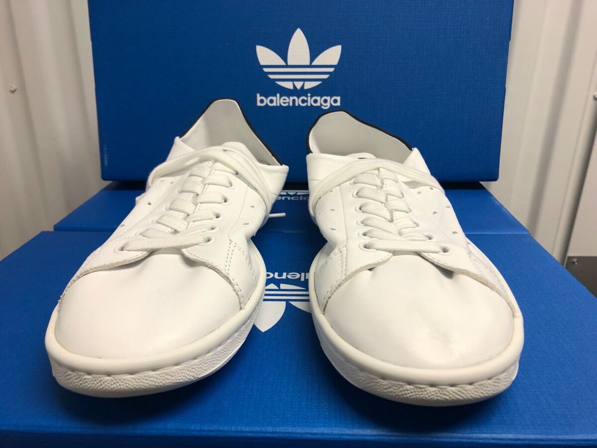 NIB Balenciaga x Adidas Stan Smith White Black US 11 EUR 44 NIB Balenciaga x Adidas Stan Smith White Black US 11 EUR 44