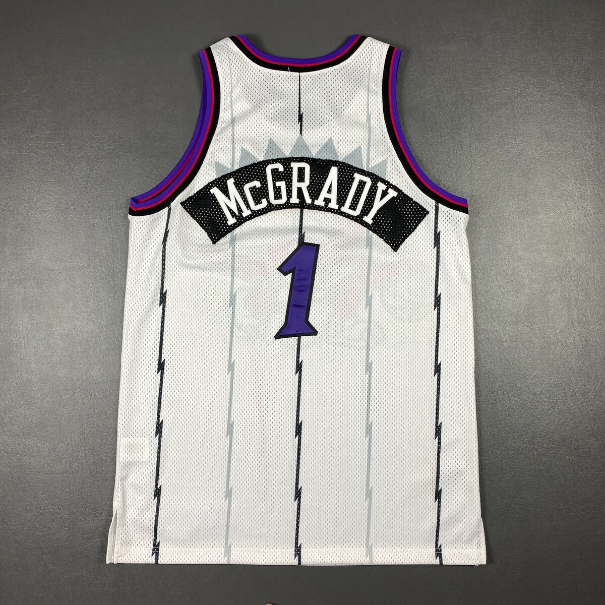 100% Authentic Tracy Mcgrady Nike 98 99 Toronto Raptors Pro Cut Game Jersey  50+4