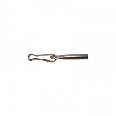 Seilendverschluss mit Simplexhaken, Seil-Ø 8 mm Länge 120mm verzinkt Anhänger