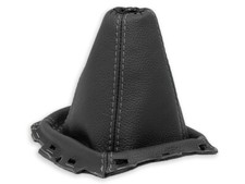 SCHALTMANSCHETTE FÜR TOYOTA AVENSIS T27 2009-2014 SCHALTSACK LEDER NAHT GRAU