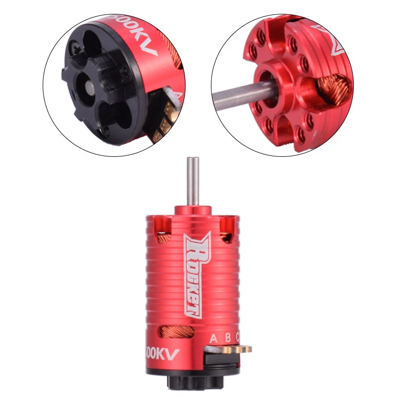 Rocket MINI 1410 2500KV 3500KV 5500KV 7500KV 9500KV Brushless Motor for RC Car - Image 3 of 4