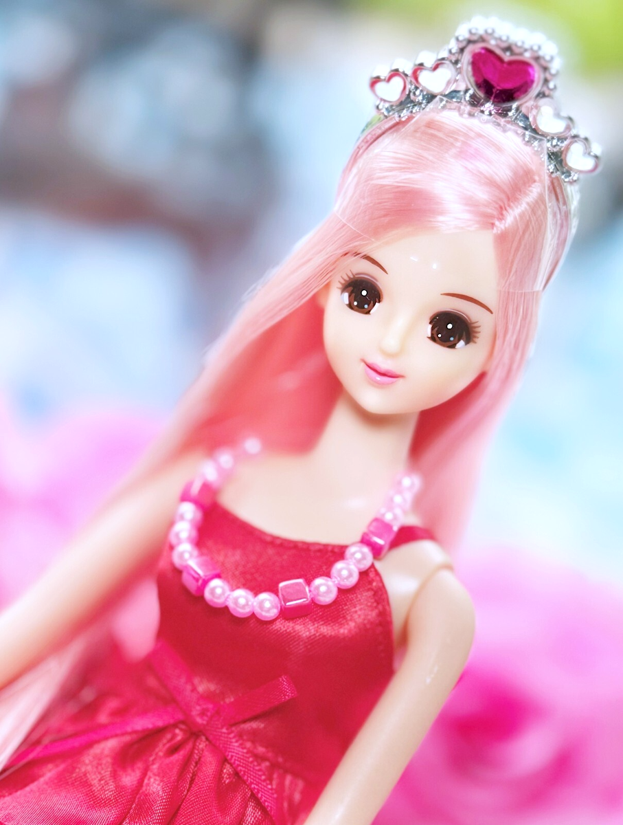 Takara Japan Jenny Eighteen Original Licca Castle Doll Pink Hair