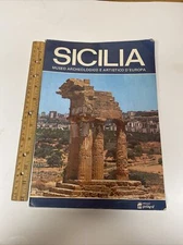 Beautiful Vintage 1981 Palermo Sicily Italy Travel Guide Picture Book