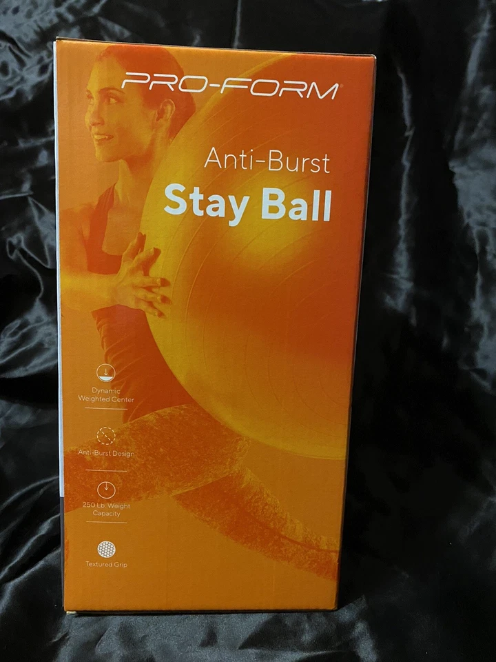 Pro-Form Anti-Burst 65 Cm Exercise Ball  Work Muscles You Didn’t Know You Had!!! - Image 4 of 4