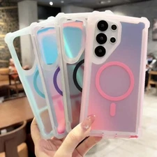 For Samsung Galaxy S25 Ultra S24 Chameleon Shockproof Mag Safe Case Rugged Cover