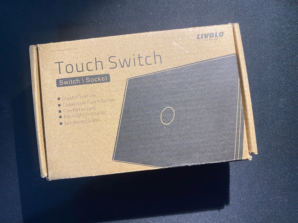 Термостат настенный сенсорный LIVOLO переключатель сделай сам цифровой VL-A8FQ1-2IPS72 - Изображение 3 из 3