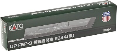 KATO 12605-2 Union Pacific UP FEF-3 (黒) Kato N Gauge UP FEF-3 #844 Black 12605-2 Steam Locomotive Union