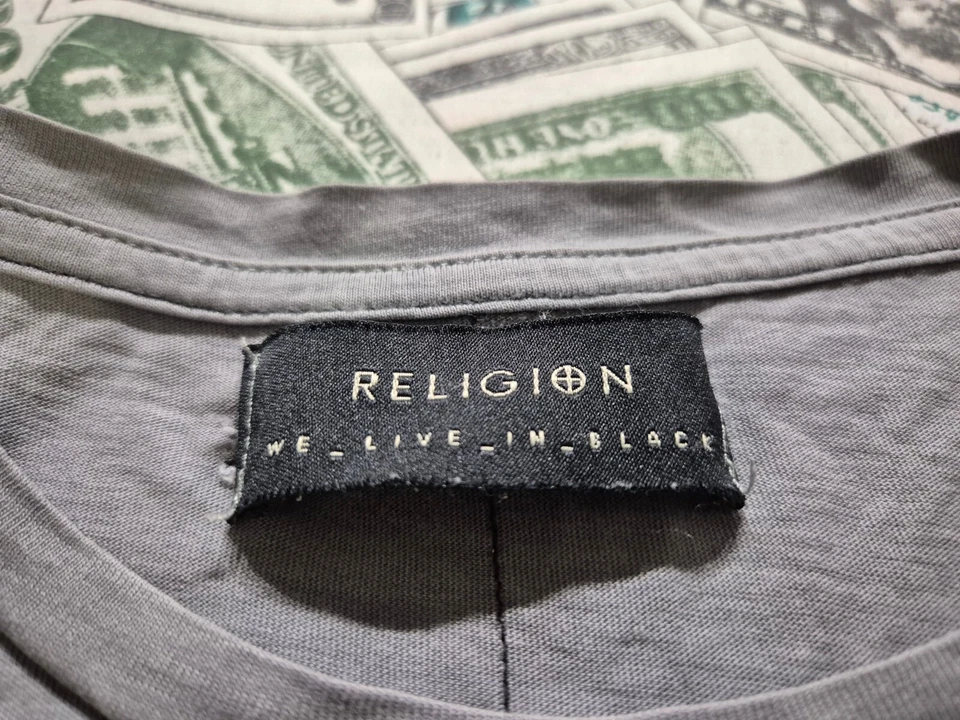 Camiseta Religión Esqueleto Hecha en Portugal Niña Culo Británico Gris Foto 4 de 4