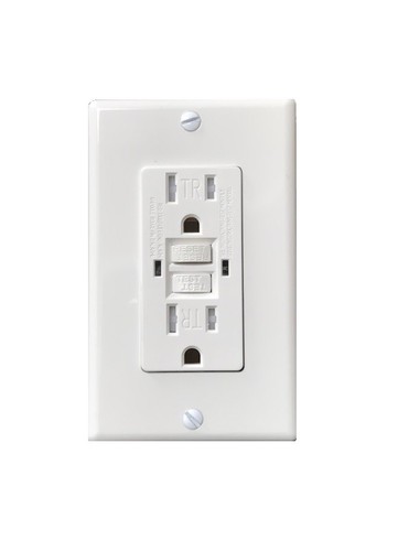 3 Teklectric 15A Heavy Duty GFCI Receptacle, Tamper Resistant, ETL Listed Outlet - Picture 3 of 7