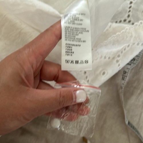 Anthropologie X Seen Worn Kept Petite Midi Eyelet Dress. 4P - Picture 7 of 12