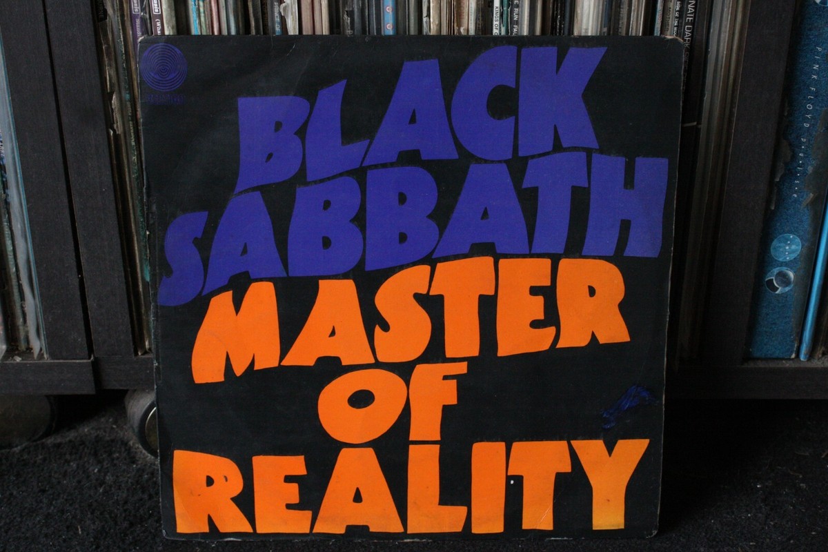 BLACK SABBATH MASTER OF REALITY ORIGINAL 1971 VERTIGO SWIRL