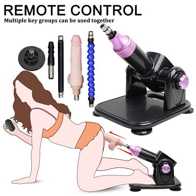 Thrusting Sex Machine Fucking-Love-Masturbator W/ 3XLR Attachments Women Sex  Toy