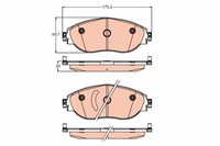 BremsbelÄGe VW P. Arteon/Passat/Tiguan 1.4-2.0 14-