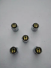 Set of 5 Wheel Tire Caps Air Valve Stem Cover For HONDA Truck Car Free Ship