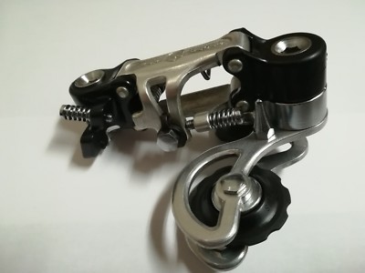Dérailleur Arrière Vintage ZEUS New Racer - Années 80, Argent/Noir, 6/7 Vitesses, Vélo Course