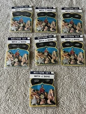 Old Vintage 1950's Western Toy Set - Watch Badge & Lone Ranger Style Mask